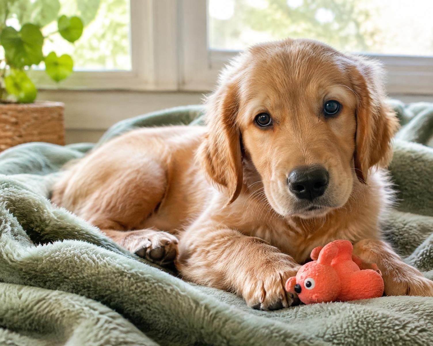 Golden retriever puppy